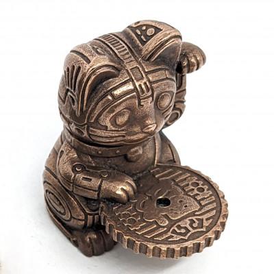 ふるさと納税 高岡市 福香 -FUKKA-　招き猫/MANEKINEKO　ブロンズ　お香立て　 |  | 01