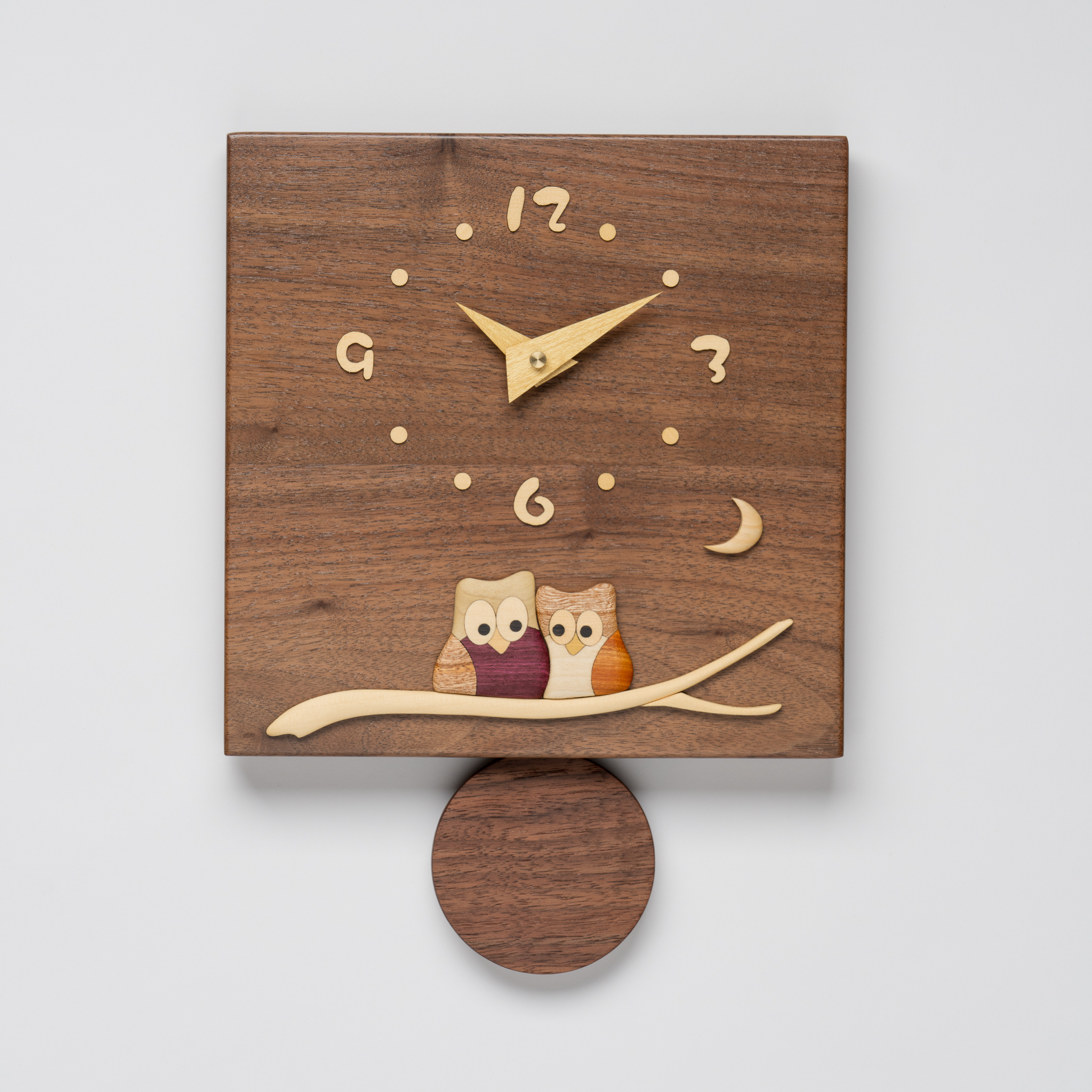 【工房ペッカー】F10 ウォルナット振り子時計