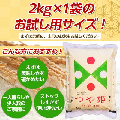 ふるさと納税 山形市 山形産 つや姫(精米) 2kg FY26-071 |  | 01