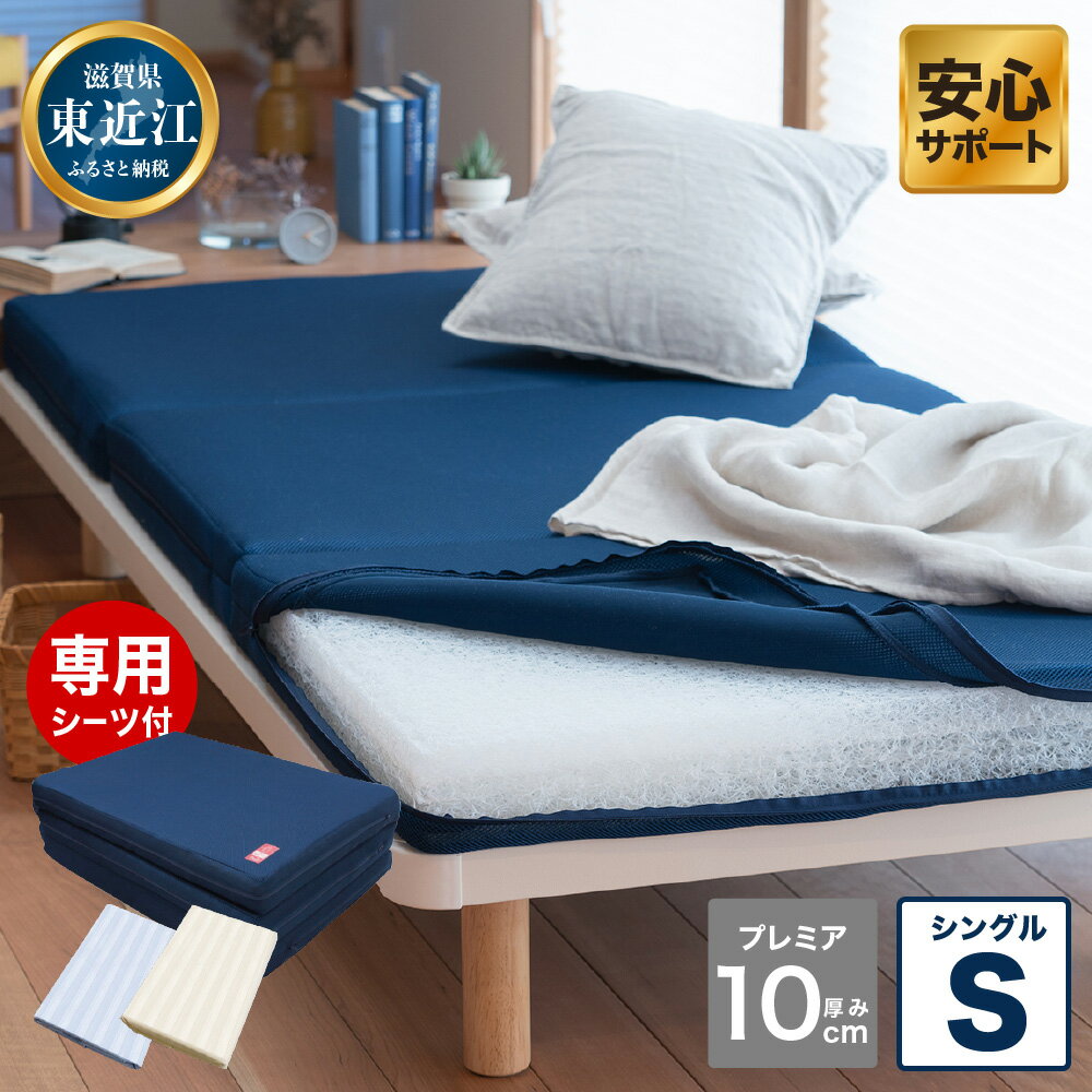 【ふるさと納税】 プレミアセットS 高反発寝具ブレスエアー製敷布団 シーツ 日本製 寝具 睡眠 安眠 快眠 洗濯 敷寝具 寝心地 布団 ブレスエアー 楽天 寄付 返礼品 お歳暮 ギフト プレゼント お祝い 贈り物 ふるさと納税 滋賀県 東近江 近江 AF09 近江化成