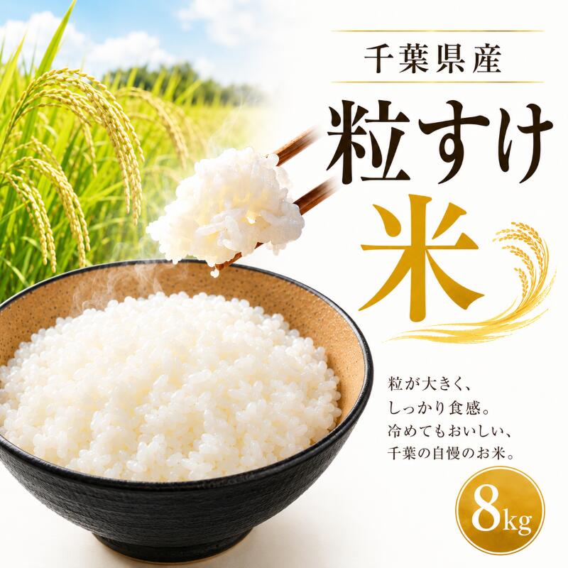 【ふるさと納税】 訳あり 粒すけ 8kg ちばの新しいお米 米 こめ ご飯 おこめ 千葉県産 ライス ブランド米 精米 白米 風味 お米 美味しいごはん おにぎり 家計応援 15000 直送 家庭用 サイズ 送料無料 ふるさと納税 ふるさと納税お米 ふるさと納税米 千葉県 銚子市 根本商店