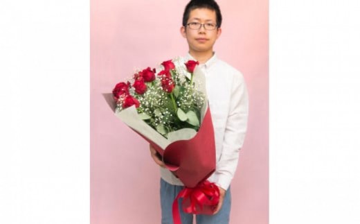 赤バラの花束 10本「あなたは全てが完璧」| 花 花束 バラ 10本 記念 サプライズ ギフト プレゼント 神奈川県 小田原市
