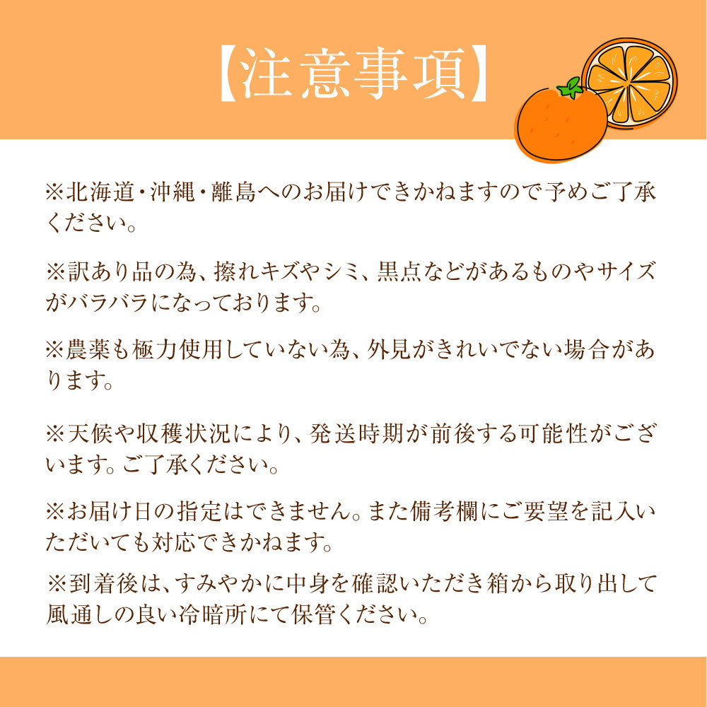訳あり 森本農園の手選別 大玉清見オレンジ 約7kg 和歌山県産 2L~4Lサイズ混合 ［北海道・沖縄・離島配送不可］［2026年2月上旬から5月中旬頃順次発送予定］［RN103］DJ90103_イメ