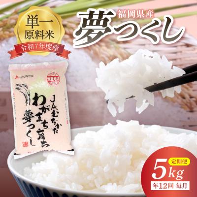 ふるさと納税 宗像市 令和7年産【定期便/年12回】夢つくし5kg【ほたるの里】_HB0209