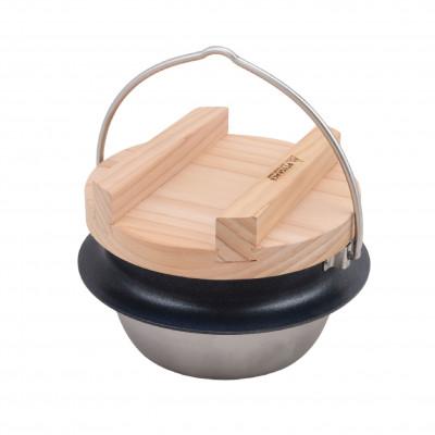 ふるさと納税 燕市 2層クラッド鋼 羽釜 (3合炊き用)木蓋付 |  | 01