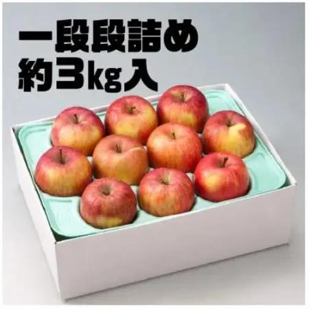 レビュー評価★4.5の訳ありりんご「サンふじ」。お試しサイズ3kgが登場!!人気のフルーツ  果物【配送不可地域：離島】【1748539】