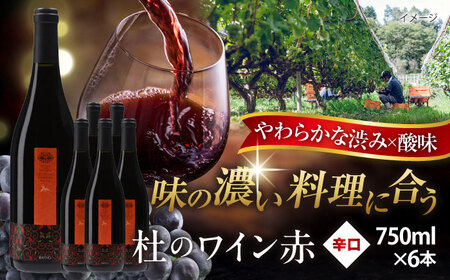 杜のワイン赤 6本セット ワイン 赤ワイン 奥出雲葡萄園 [AICS001]