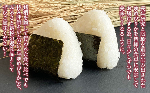 【定期配送5ヵ月】ホクレンゆめぴりか 無洗米2kg（2kg×1）