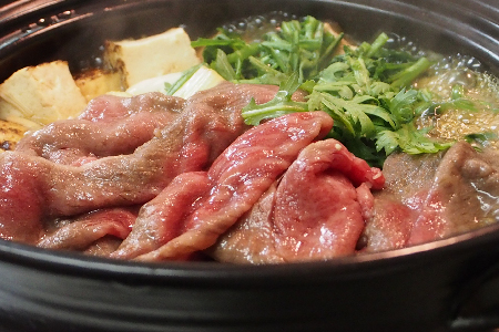 「厳選A5ランク」米沢牛サーロインすき焼きしゃぶしゃぶ用470g_B017