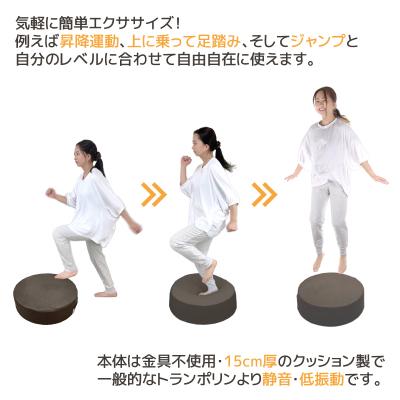 ふるさと納税 蒲郡市 天使のトランポリン クッション _チョコレート【G0318】 |  | 01