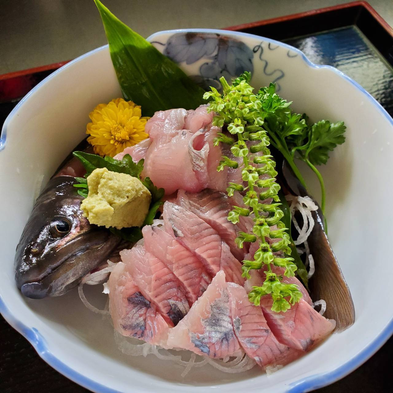 イワナのお刺身