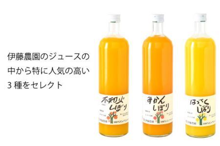 伊藤農園 100％ピュアジュース 750ml×3本ギフトセット（B483-3）