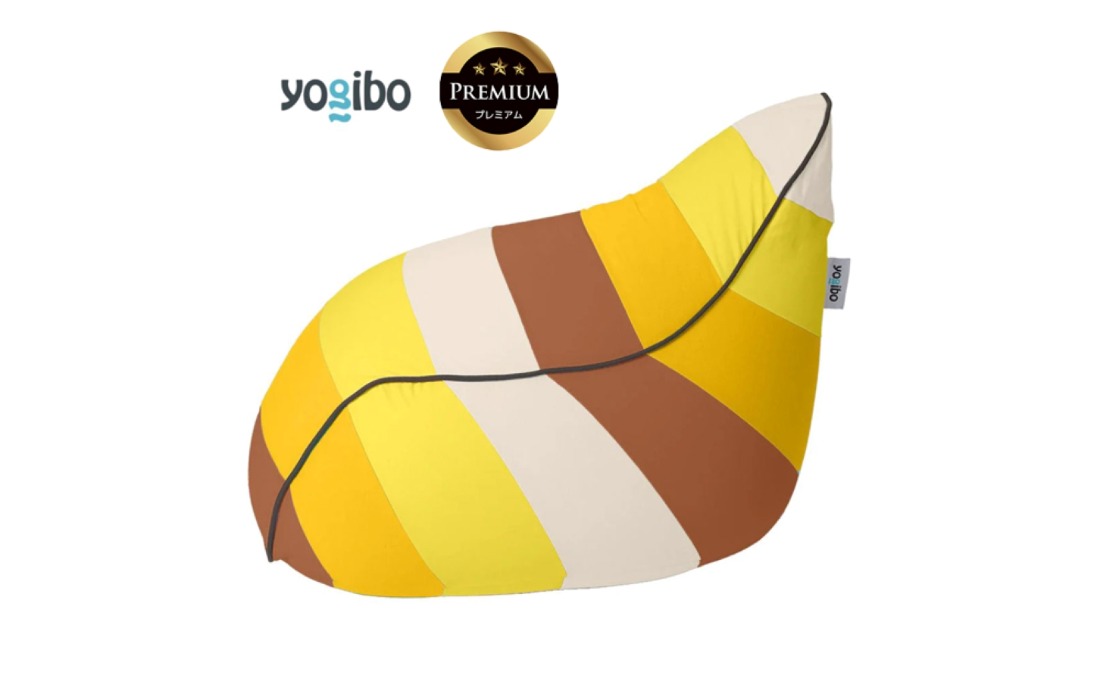 Yogibo Lounger Rainbow Premium（ヨギボー ラウンジャー レインボープレミアム）＜サンセット＞【ビーズクッション ビーズ 座椅子 椅子 クッション ビーズソファー ビーズソファ 新生活 プレゼント インテリア 家具 ベッド ゲーム】-[G779-5]