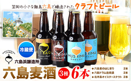 六島麦酒ビール 3種6本セット　ビール 酒