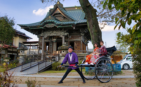 No.601 秩父花鳥風月　人力車ペア乗車券　60分
