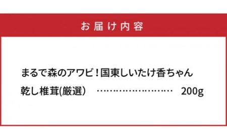 29253A_まるで森のアワビ！国東しいたけ香りちゃん（厳選200g）・通