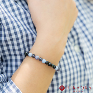 パワーストーン ブレスレット 6mm 玉 石 ビジネス運 UP 仕事運 業績アップ 信頼獲得 エンジェライト タンザナイト ホークアイ アイオライト高知県 須崎市