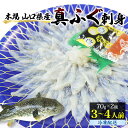 【ふるさと納税】ふぐ 刺身 真ふぐ 140g (70g×2皿) 山口県産 フグ 刺し身 魚 魚介 魚介類 海鮮 天然　 萩市