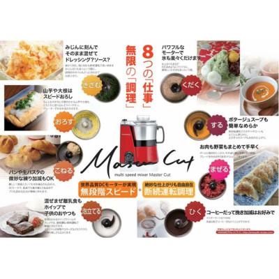 ふるさと納税 須賀川市 山本電気 マルチフードプロセッサー 「マスターカット」(YE-MM41-R) レッド |  | 01