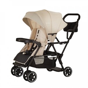 ベビーカー 二人でゴー ベージュ｜カトージ KATOJI ブランド ベビー用品 ベビーカー 二人乗り 子育て 子ども 子供 赤ちゃん [0561]