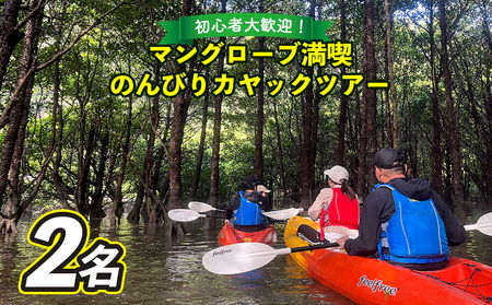 初心者大歓迎！マングローブ満喫のんびりカヤックツアー（ペアチケット） カヤック 初心者 大歓迎 マングローブ ペアチケット わんさか大浦パーク ツアー 大自然 2名 おすすめ オススメ 南国気分 沖縄県 名護市 満喫 のんびり 体験 ヤンバル やんばる