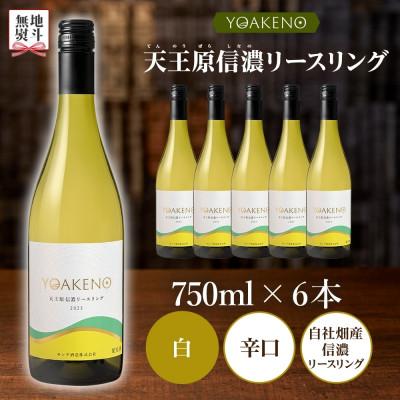 ふるさと納税 笛吹市 【のし付き】山梨県 YOAKENO天王原信濃リースリング 750ml×6本 白 モンデ酒造 笛吹市 |  | 03