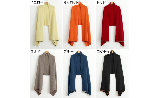 ラウンドネックプルオーバー(L.イエロー )男性用サイズ:M(42)≪白田のカシミヤ≫