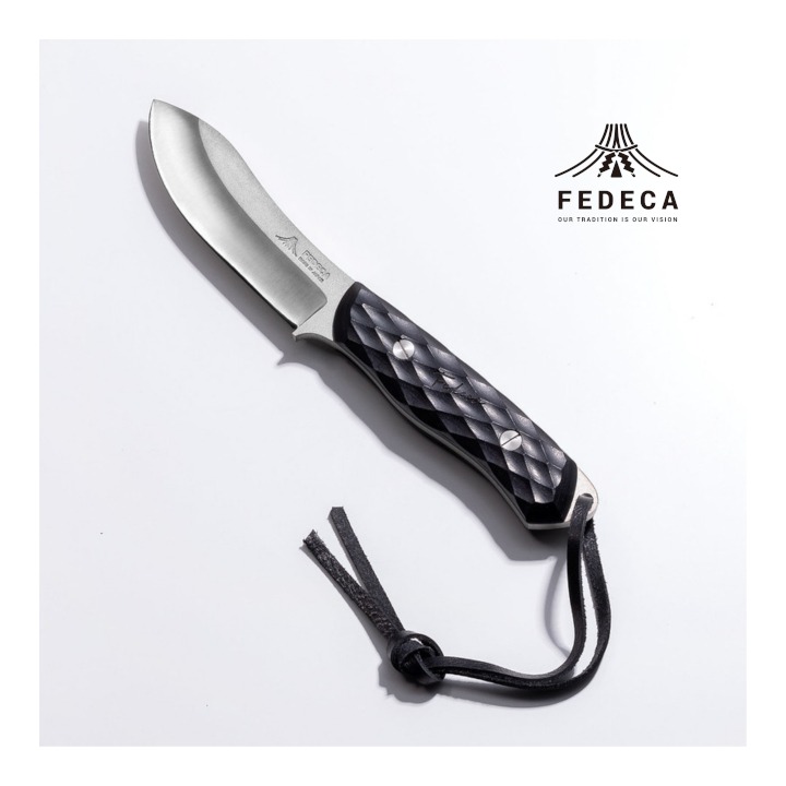 【FEDECA】 ブッシュクラフトナイフ 名栗ブラック 001078