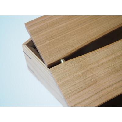 ふるさと納税 川越市 【UMEBACHI FURNITURE】 数量限定　木のティッシュケース　国産広葉樹使用　手仕事 |  | 01