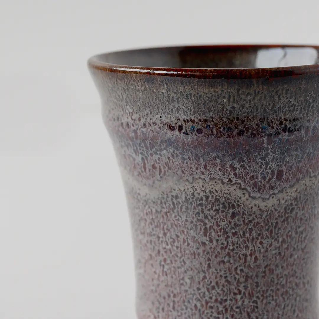 【燿彩窯変紫焔釉】湯飲み （小野寺裕司 作）