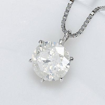 ふるさと納税 甲府市 大粒1カラット1粒ダイヤモンドペンダント天然ダイヤモンド1ct pt900 DNCPT1001-9 |  | 01