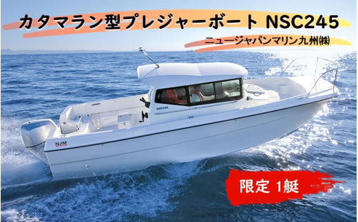 
快適性を追求！カタマラン型プレジャーボート NSC245_2240R
