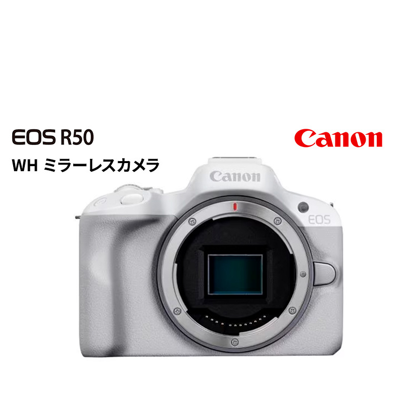 キヤノン　EOS R50　WH　ボディー　ミラーレスカメラ　Canon