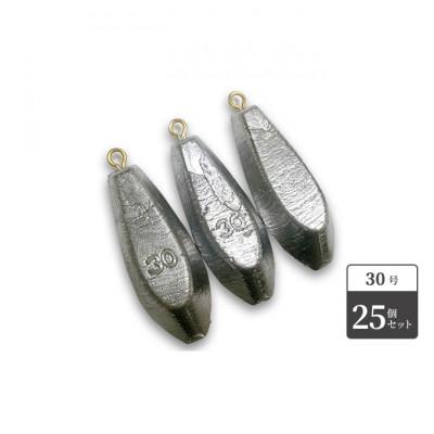 ふるさと納税 姫路市 【 釣り具 】 六角オモリ 30号 25個セット 釣り用 おもり[53650655]