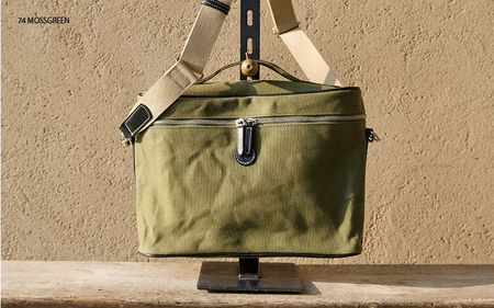 （C/＃74 MOSSGREEN / モスグリーン）木の庄帆布 POCKET SHOULDER　k-khg-ps01t-