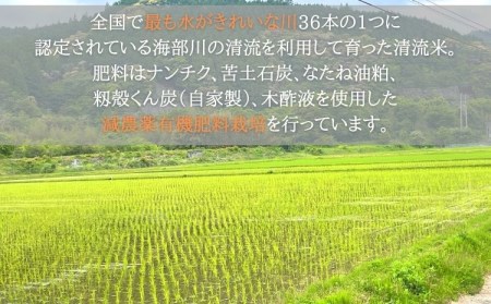 認定エコファーマー栽培　海部清流米コシヒカリ５㎏