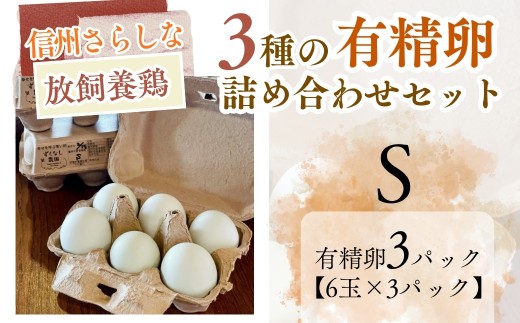 信州さらしな 放飼養鶏！3種の有精卵 詰め合わせセット S｜卵 たまご 名古屋コーチン アローカナ ネラ 詰合せ 詰合わせ 詰め合わせ つめあわせ 信州 長野県産 千曲市