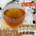 【ふるさと納税】 鹿児島茶フレーバーティー【ほうじ茶】バニラチョコ 4箱～12箱 ZS-517 AS-084 AS-351 お茶 茶 フレーバー ティー フレーバーティーほうじ茶 バニラチョコ バニラ チョコ ティーバッグ 鹿児島茶 鹿児島県産 鹿児島県 薩摩川内市 送料無料