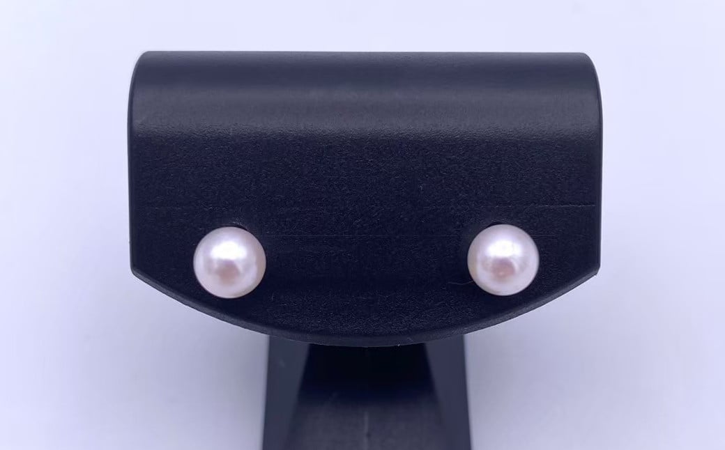 【あこや真珠】ピアス 約6.0～6.5mm（SV） アコヤ真珠