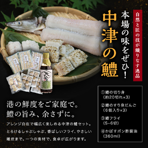 中津名物鱧づくしセット | 魚 さかな サカナ 鱧 ハモ はも 切り身 すり身だんご フライ かぼすポン酢 セット 大分県 中津市