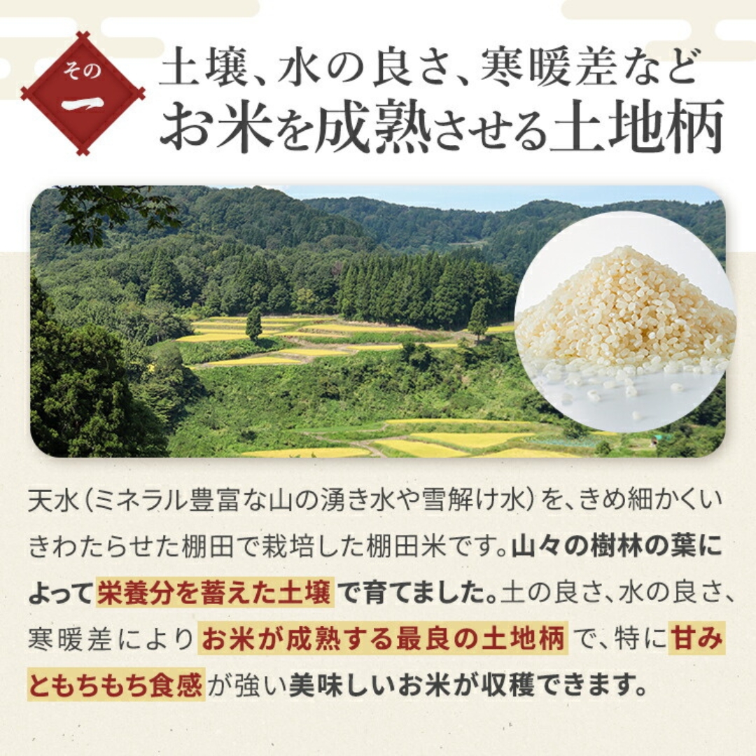 【令和7年産 定期便】【毎月お届け】わかとち産 魚沼コシヒカリ 特別栽培 棚田米 5kg×6回 白米 精米  新潟県産 コシヒカリ