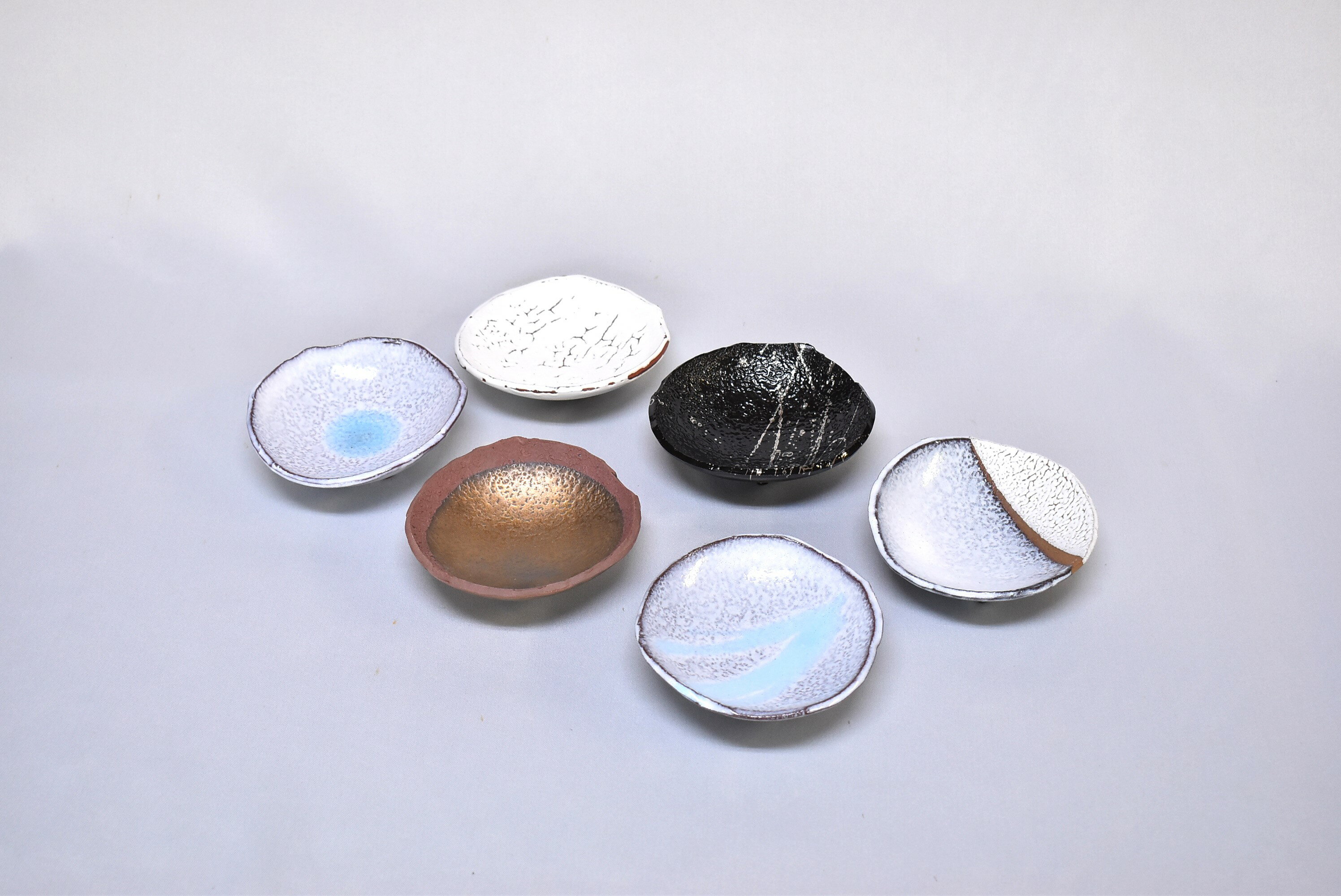 【ふるさと納税】萩焼　小皿セット6colors