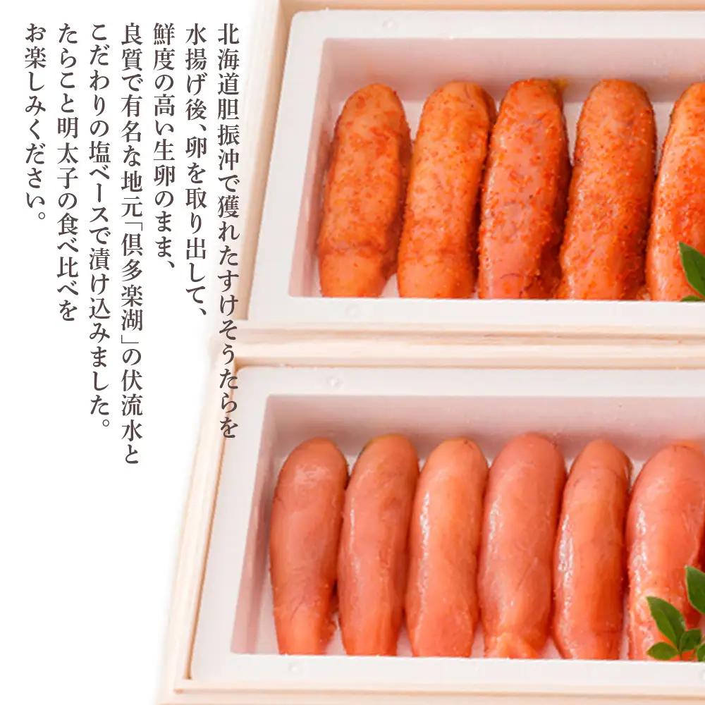 ＜竹丸渋谷水産＞たらこ・明太子コース（全２回）［髙島屋選定品］ AP016