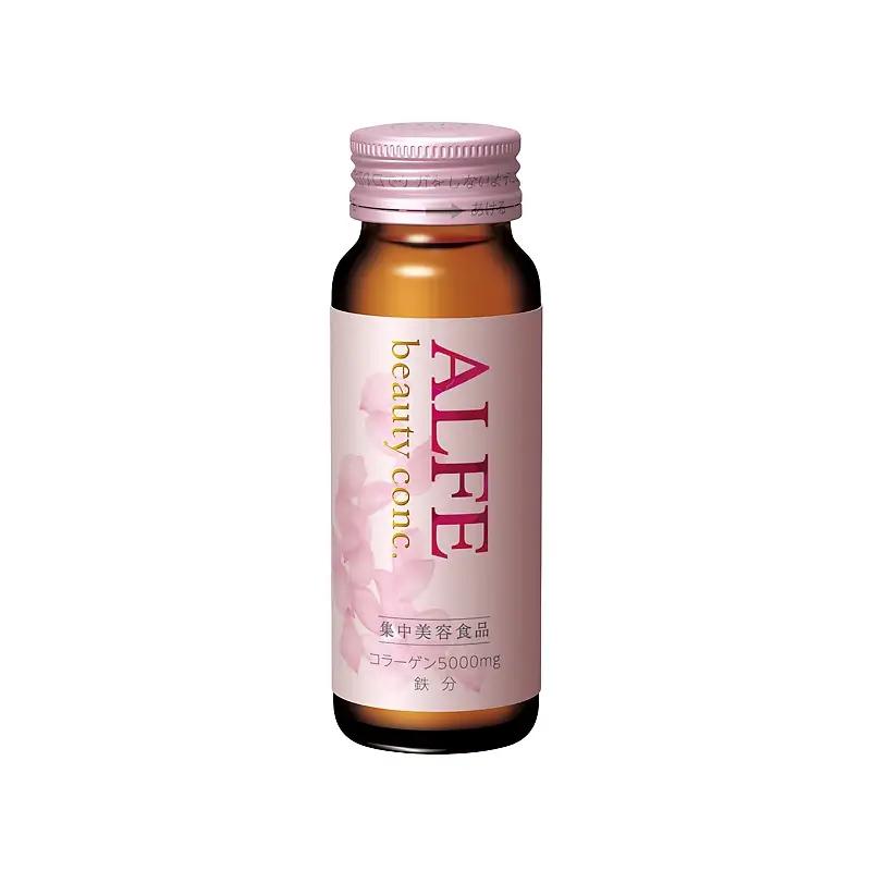 「大正製薬」アルフェ ビューティコンク（ドリンク）W 50ｍl×10本 ／ CGC 栄養機能食品(ビタミンB6、ナイアシン）コラーゲンペプチド ヒアルロン酸 レモンバーム ベニバナ 鉄分 美容ドリンク
