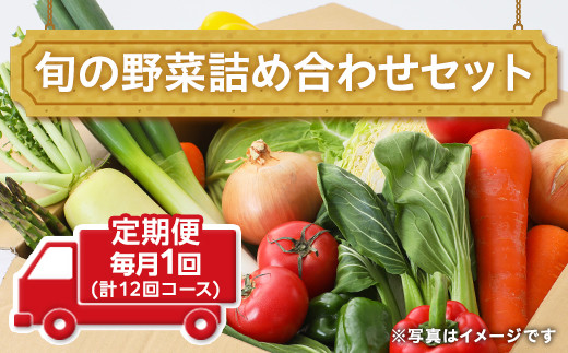 
田舎の頑固おやじ厳選！【定期便】旬の野菜詰め合わせセット 毎月1回 (計12回コース)
