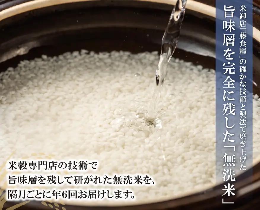 Z17-81 無洗米 元気つくし10kg定期便(隔月・年6回)
