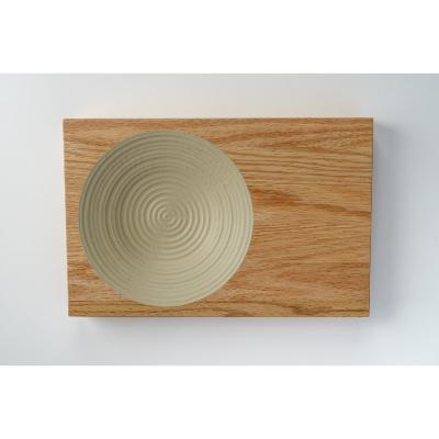 ふるさと納税 津山市 晴れの日のパスタ皿【オーク/ヘンプベージュ】H28mm