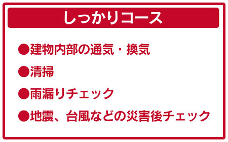 【B】空き家巡回サポート（しっかりコース）3ヶ月（月1回）　つるおかランド・バンク