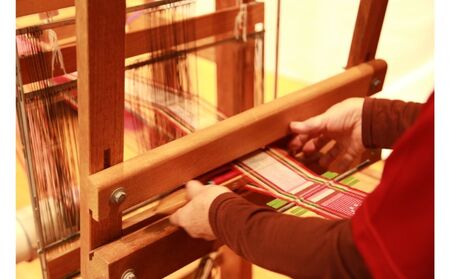 伝統工芸＜読谷山花織＞コースター作り体験 〇 体験 沖縄 手作り 読谷村 花織