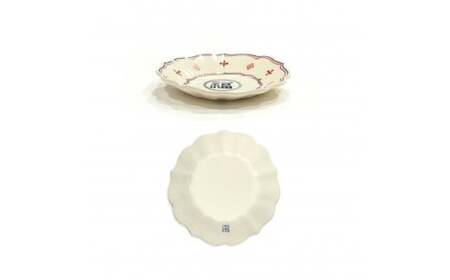 有田焼 福5寸桔梗皿2セット 24to3 西富陶磁器 皿 食器 うつわ 器 ギフト 贈り物 30000円 3万円 A30-684
